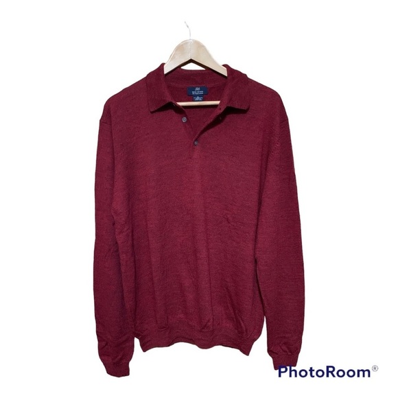 346 Brooks Brothers Fine Italian Merino Wool Sweater size XL - Picture 1 of 3